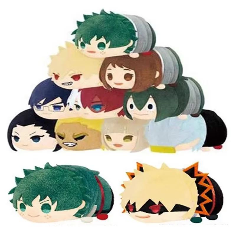 8.5cm Mochi Mascot My Hero Academia The Movie Two Heros Plush Pendant Wing Hero Hawks All Might Aizawa Shouta Endeavour Doll Toy