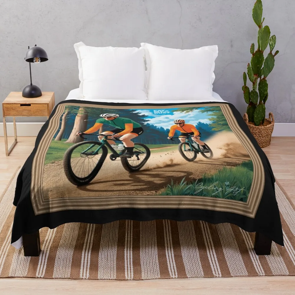 Cycling Art - Gravel, Come One Let's Pin It - Eat My Dust Throw Blanket Luxury St Personalized Gift manga Plaid Blankets