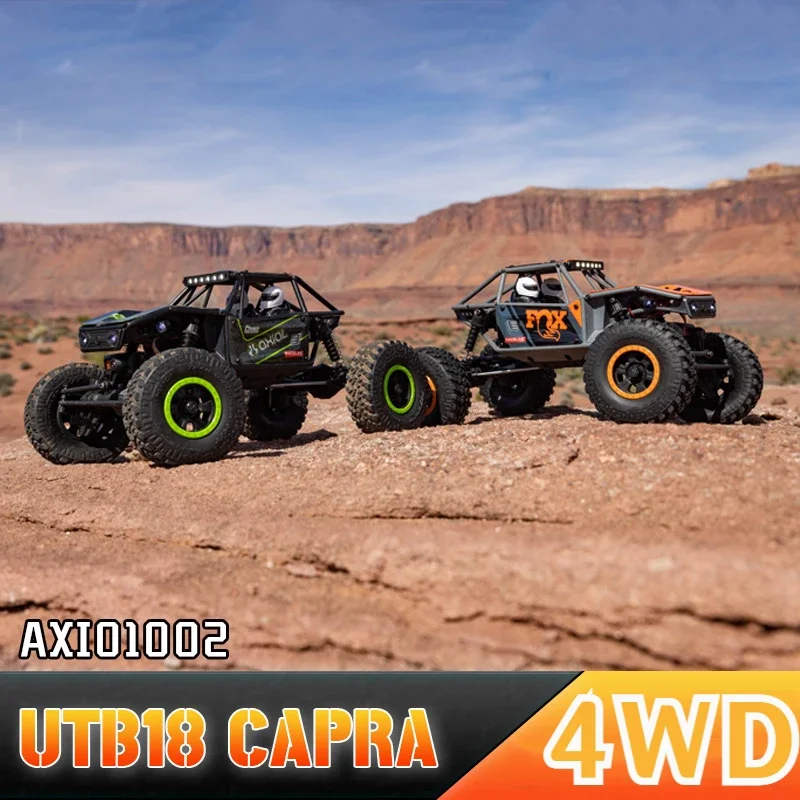 รีโมทคอนโทรลใหม่รถ 1/18 UTB18 CAPRA สี่ล้อไดรฟ์ RC Crawler ปีนเขา Off-road ท่อกรอบรถของเล่น