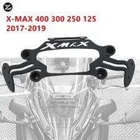 For Yamaha X-MAX Xmax 400 300 250 125 2017-2019 Motor Scooter Mobile Phone GPS Navigation And Mirrors Plate Stand Bracket Holder