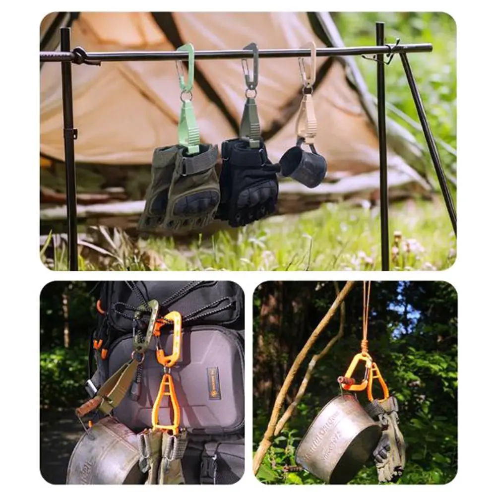 안티 드롭 장갑 클립 배낭 버클 다기능 안전 운반 아이템 클립 9 색 200*57mm 교수형 버클