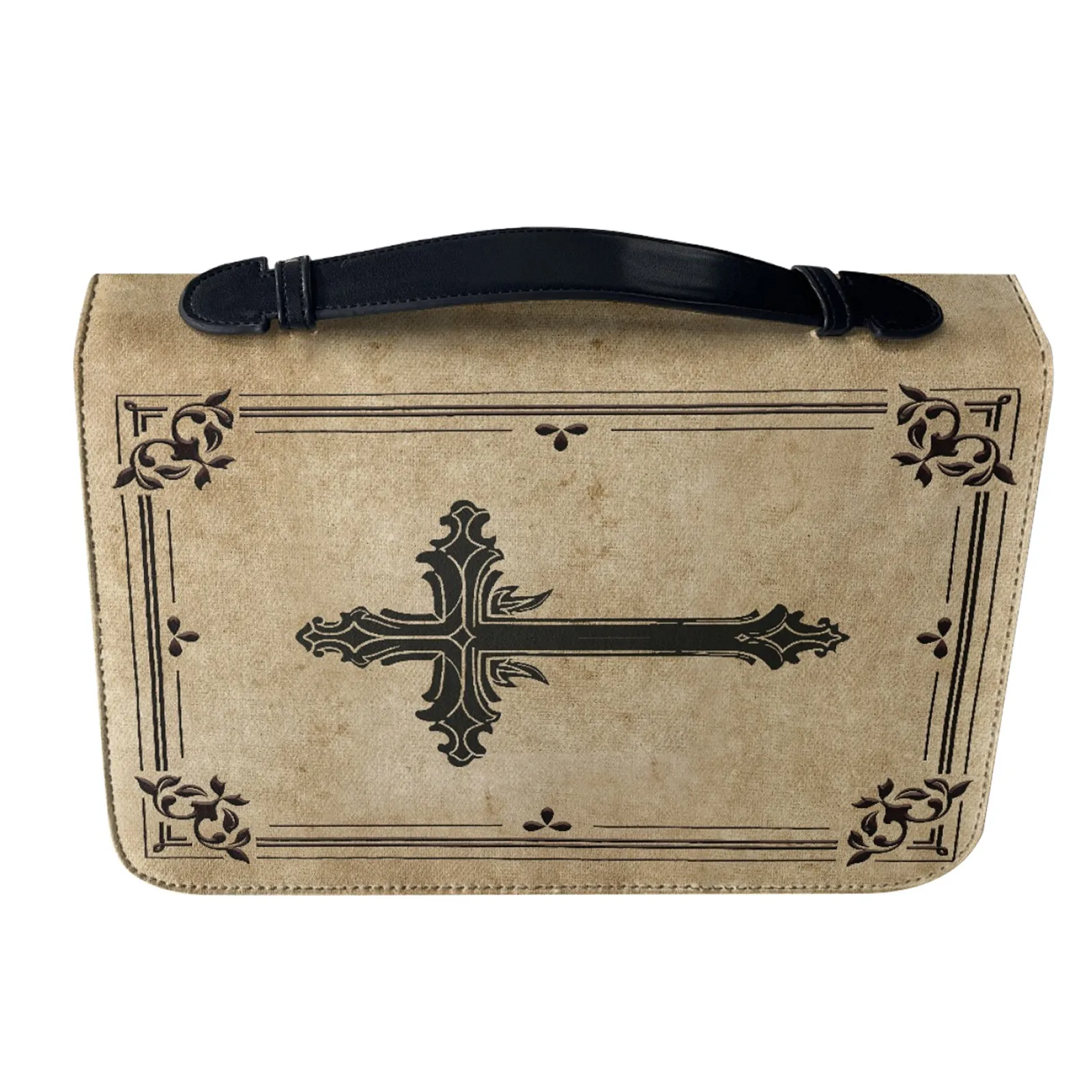 Book Storage Bag Bible Carrier Books with Handle Tote Carrying Bags for Women Cover