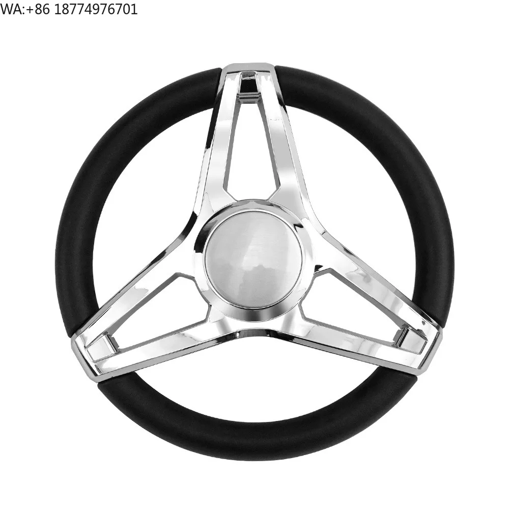 

Оригинальное рулевое колесо для подвесного мотора, ярко-серебристое, специально для кораблей, яхт и лодок