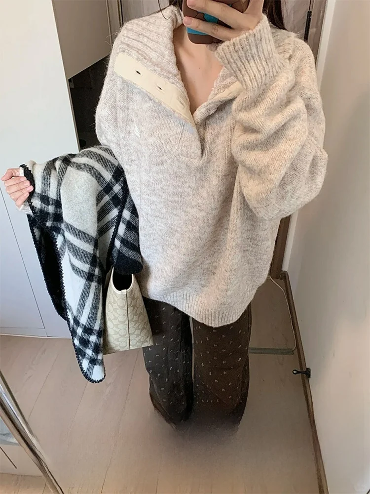 Damskie dżinsy z wysokim stanem i szerokimi nogawkami w retro kwiatowy wzór, jesienno-zimowe, nowe, wyszczuplające, w kolorze kakaowy brąz, premiumowe spodnie.