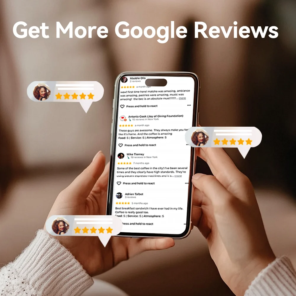 1 pièces 13.56MHz Ntag213 cartes d'évaluation Google pour Android/iPhone appuyez sur l'URL écriture cartes d'évaluation d'affaires sociales Standard NFC Instagram