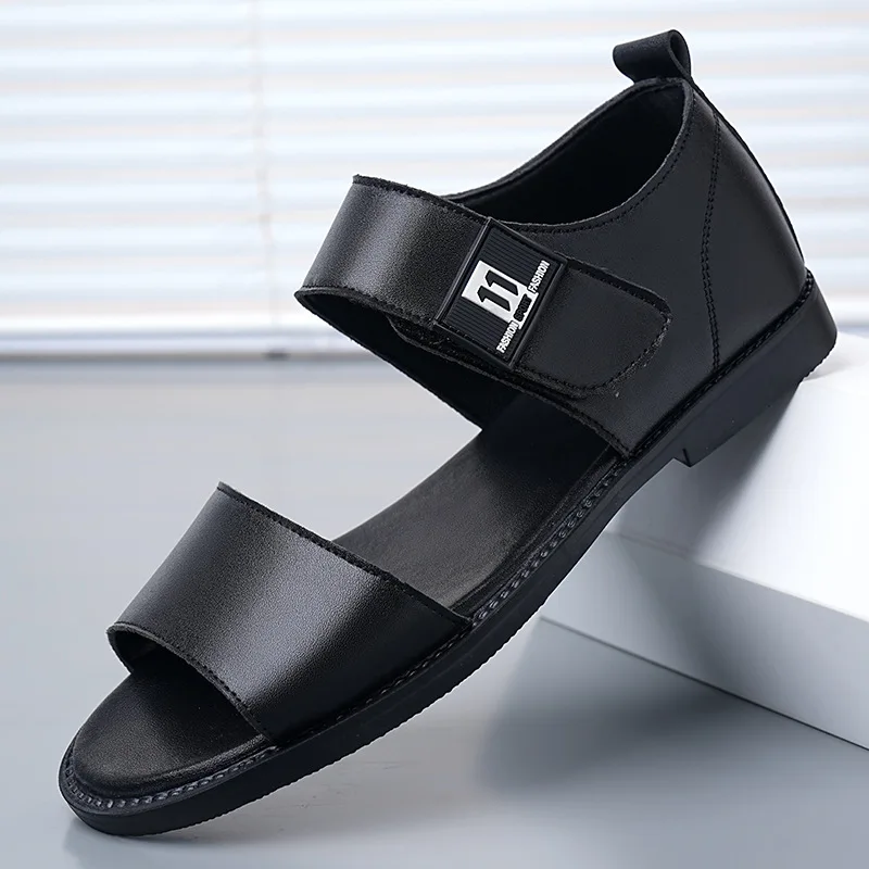 

Sandals Men Summer Soft Sole Non-slip Shoes Fashion Male Beach Casual Flat Comfortable Shoes Plus Size Gladiator Rome Sandals