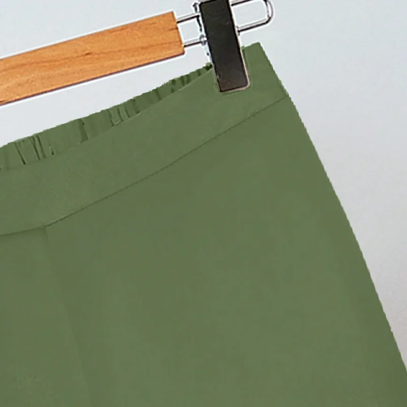 Pantaloni casual a gamba dritta con top corto in due pezzi Completo pantalone estivo da donna 2025