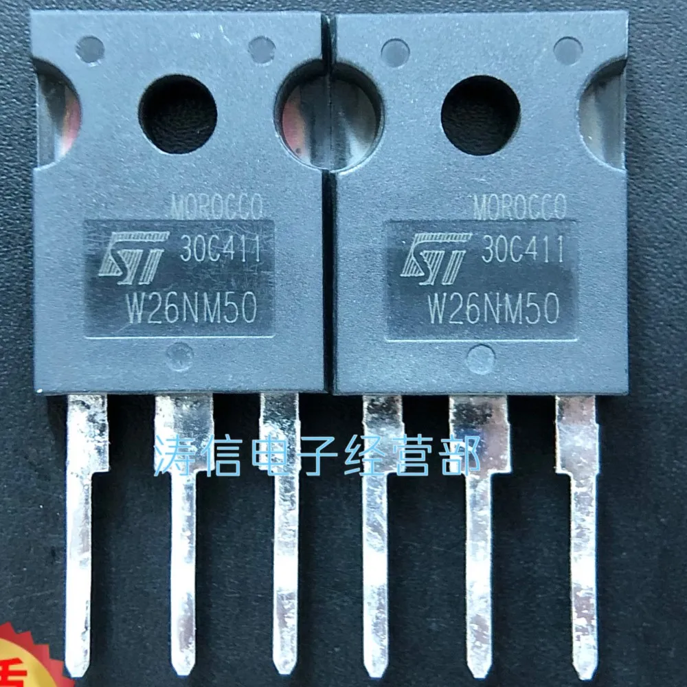 10PCS/Lot STW26NM50 W26NM50  MOS TO-247 26A500VBest Quality Imported OriginalFast Shipping