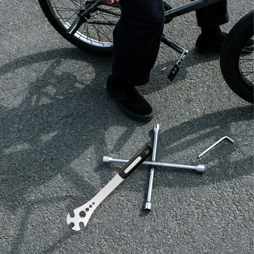 

Bike Pedal Repairing Wrench Sturdy Non-Slip Handle Portable Bicycle Maintenance Tool Compatible with Most Bike Brands and Models