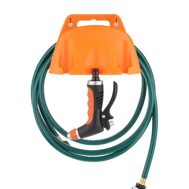 Wall Mounted Garden Irrigation Hose Pipe Hanger Plastic Rack Tap Watering Hose Organizer Storage Holder Pipe Winding Frame