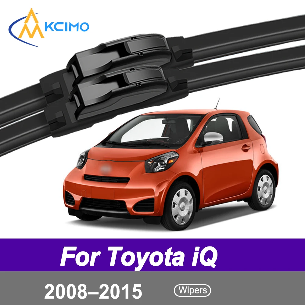 

For Toyota iQ 2008–2015 Car Front Wiper Blades - All Weather Silent Windshield Wiper Accessories 2 Pieces