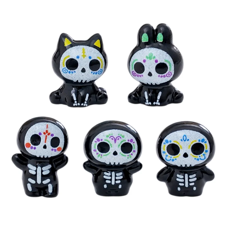 Creative Hogwarts Books of Witchcraft and Wizardry Crystal Balls Skeleton Doll Series Decorations Accessories Desktop Ornaments