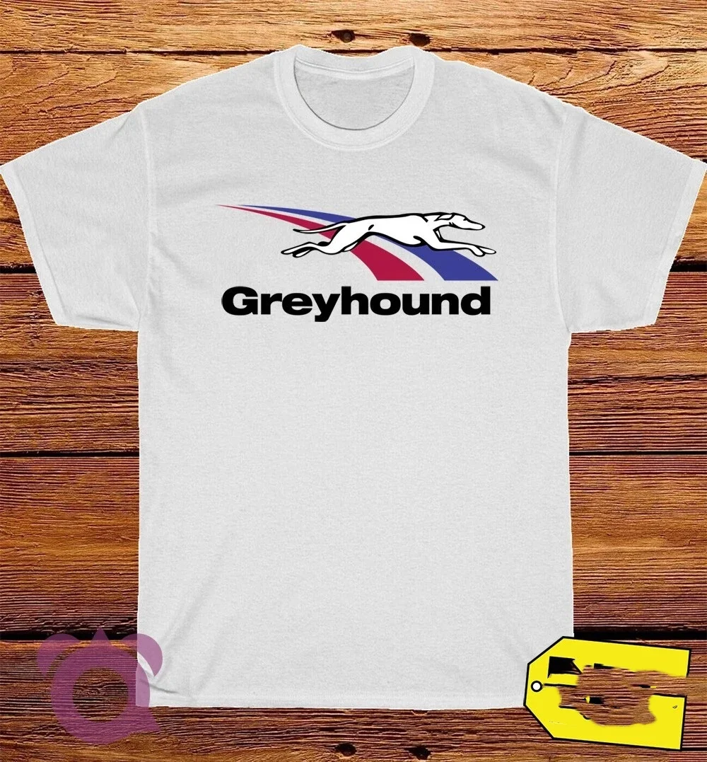 

2025 Summr New Hot T-shirt Greyhound Logo Men's Funny T-shirt Cotton Round Neck T-shirt Men's and Women's