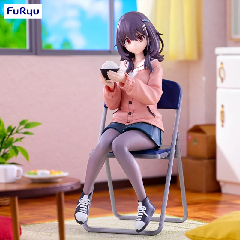 Figura auténtica de tapón de fideos Furyu Food For The Soul Kawai Makoto ‌ Lindo juguete coleccionable de modelo de decoración de escritorio