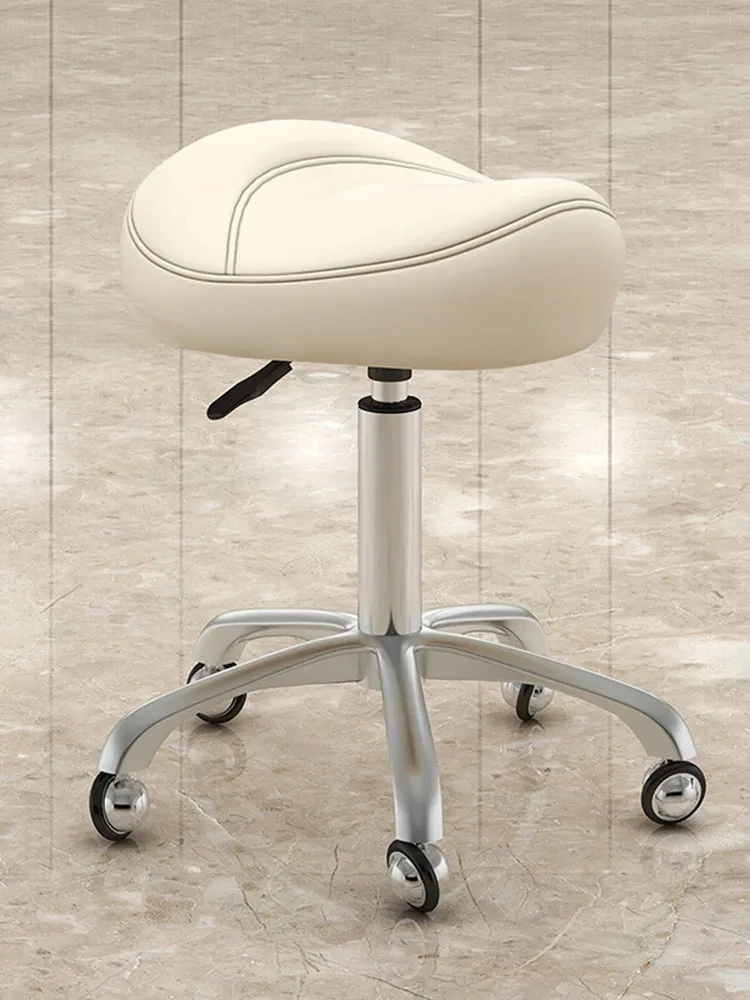 Beauty Salon Saddle Chair Furniture Barber Lifting Rotating Chair Tattood Manicure Chairs Barber Shop Hairdressing Bench Stools