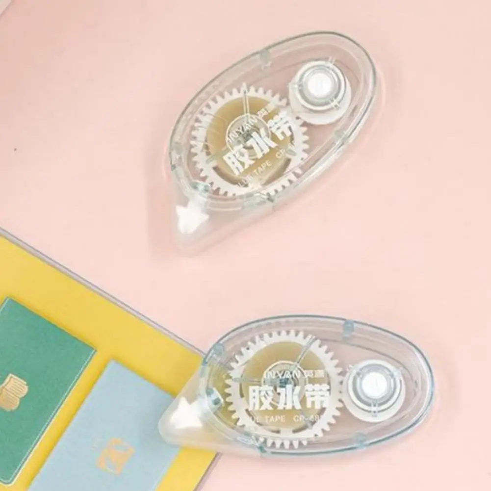 Adhesive Tape Compact Double Tape Roller for Mess-free Application Portable Adhesive Scrapbook Tape Dispenser Runner Office