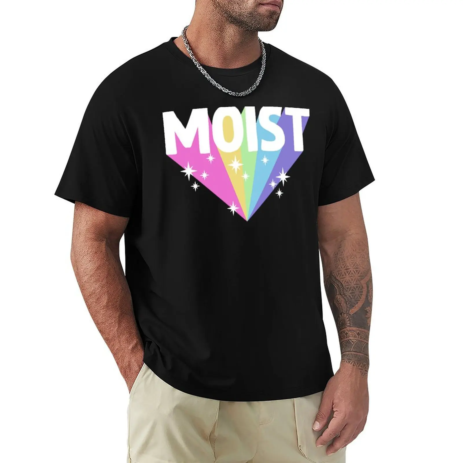 

Moist T-Shirt quick drying hippie clothes Funny t-shirt blacks mens t shirts