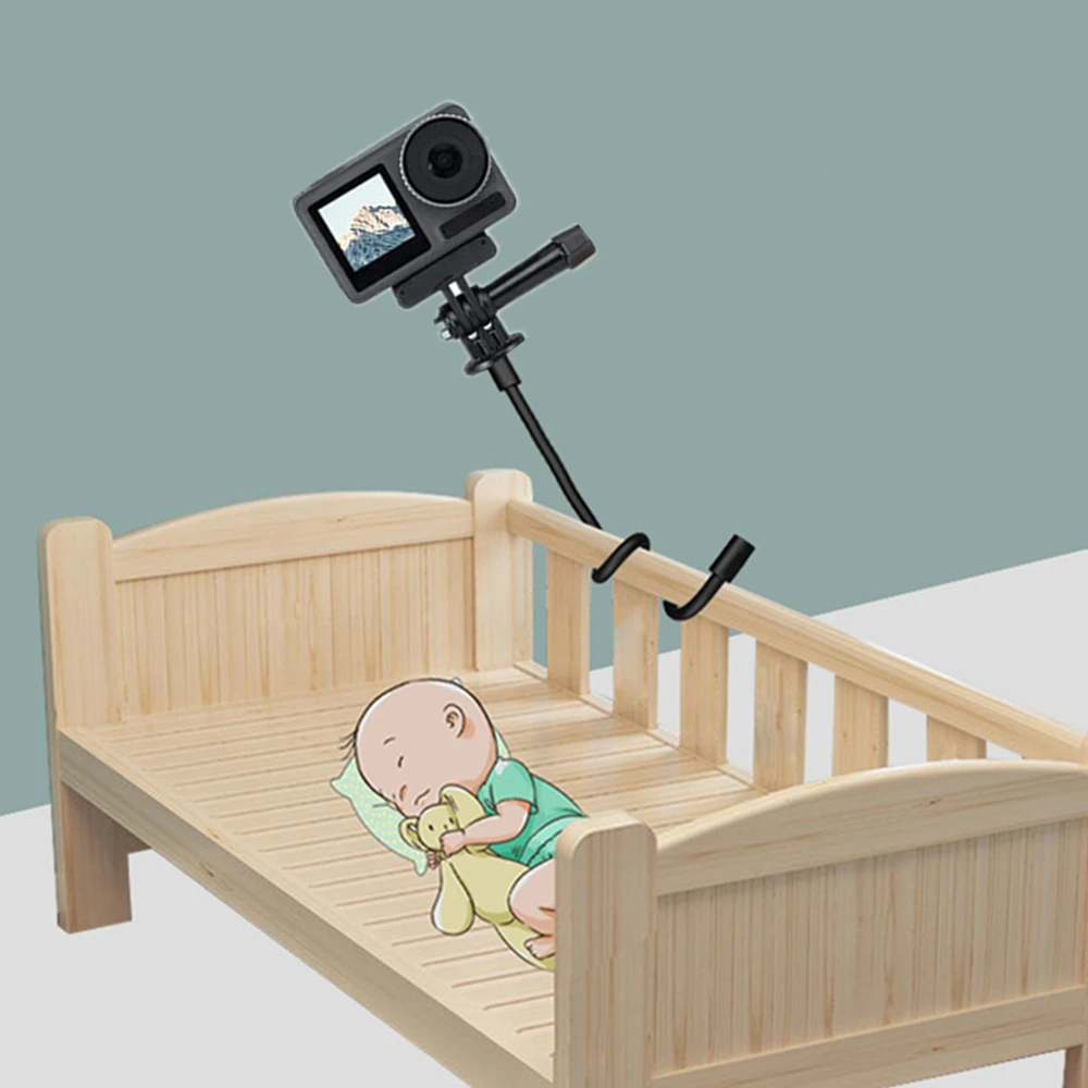 Flexible Selfie Stick Monopod Tripod for GoPro Hero 11 10 9 DIJ insta360 Wherever Without Any Tools for Action Camera Universal