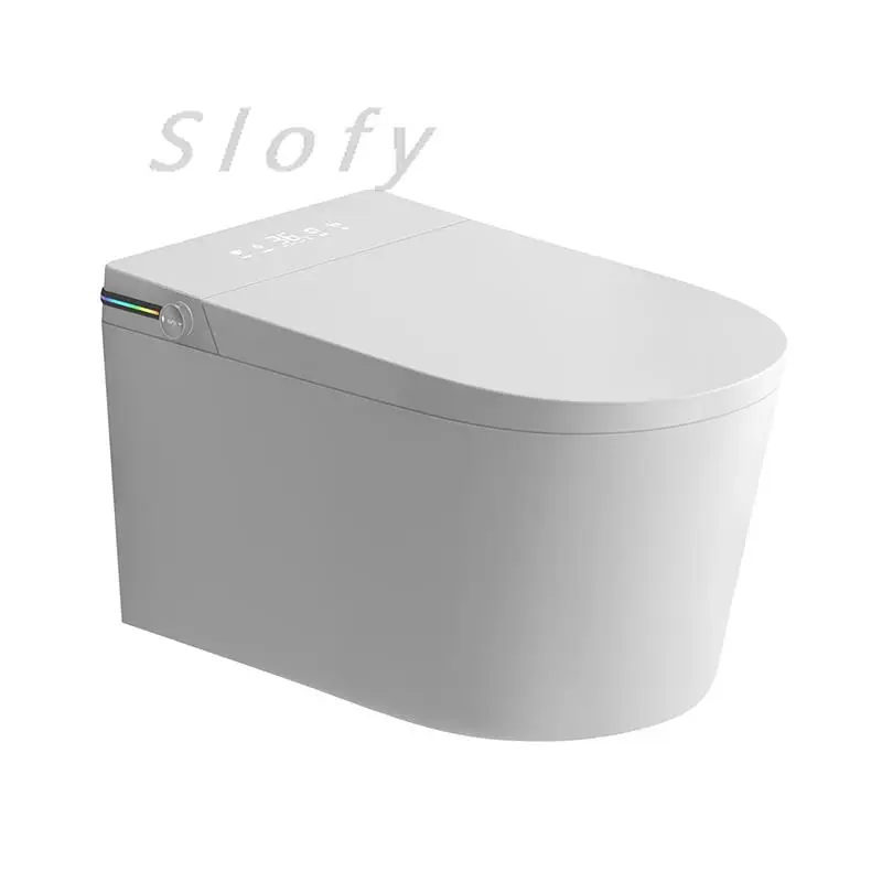 Toilet Smart Toilet Toilet Seat Auto Lid Toilet Bowl For Smart Bathroom Toilet For Bathroom Powerful Flushing Wall-mounted Bidet