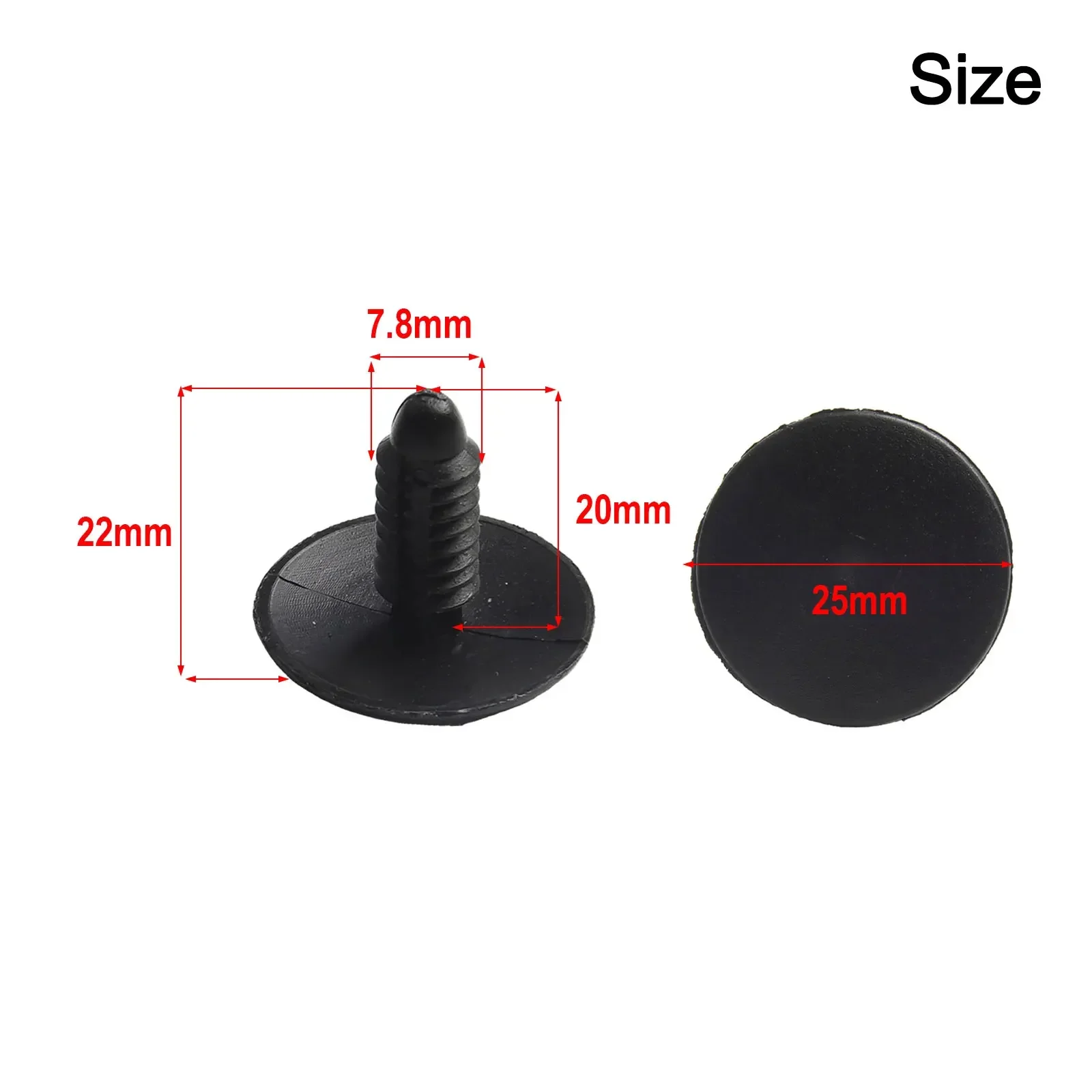 20pcs Push Pin Liner Retainer Clips 6506293AA Compatible with For Jeep For Grand For Cherokee Replacement Parts