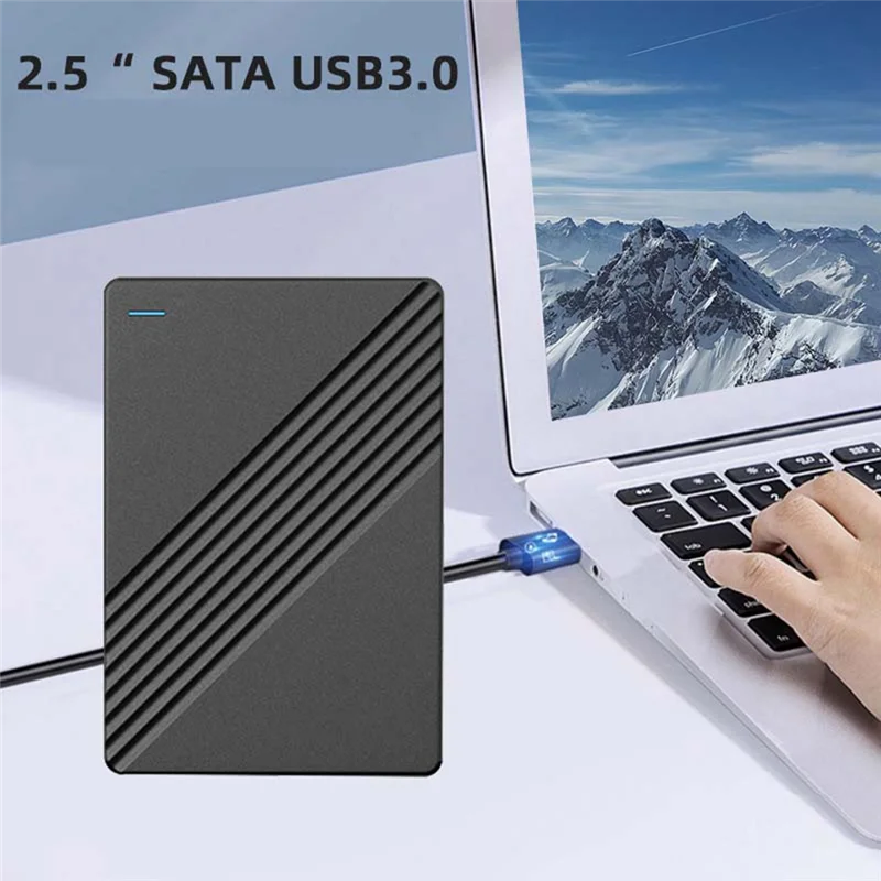 Exquisite-2.5Inch External Mobile Hard Disk High Speed USB 3.0 1TB Storage Portable Hard Disk For Laptop Desktop PC Durable Easy