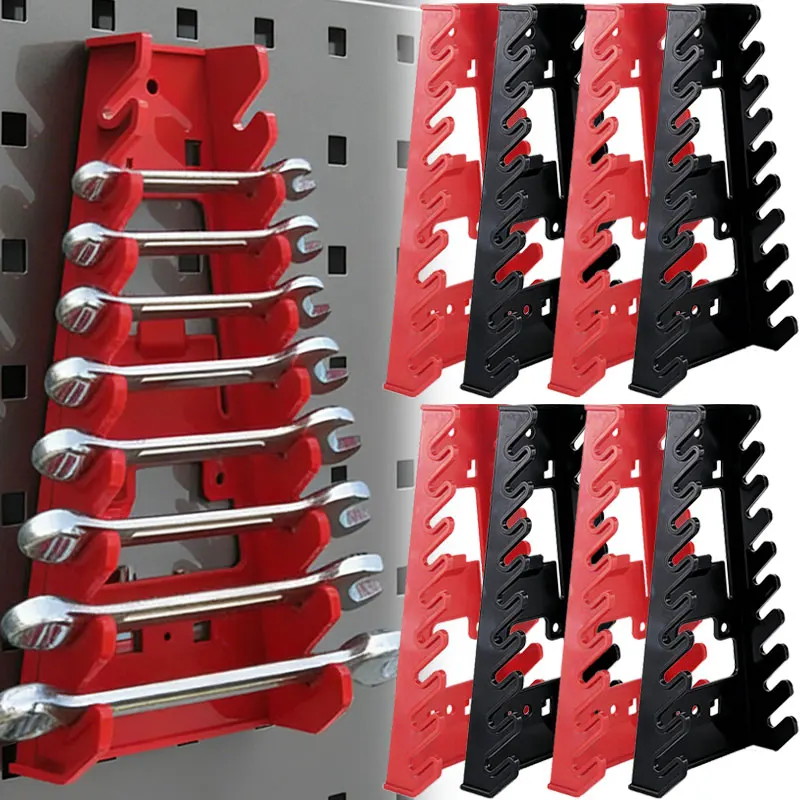 

Гнездо для гаечных ключей, лоток из АБС-пластика, портативный, легкий, с несколькими слотами, ящик для хранения инструментов для быстрой доступа, компактный держатель для инструментов, ящик для инструментов