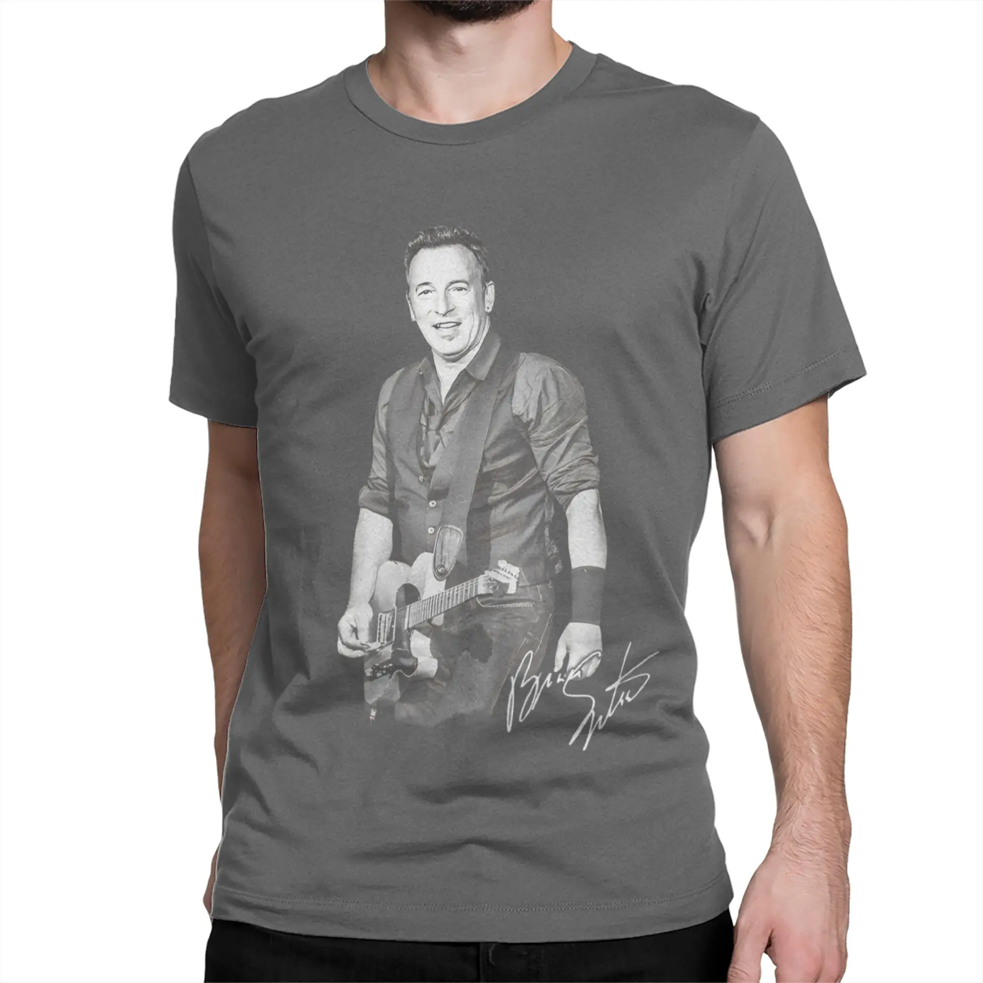 Camiseta con estampado gráfico de Bruce Springsteen y E Street Band Tour 2026 para hombre y mujer, camisetas de algodón puro, ropa