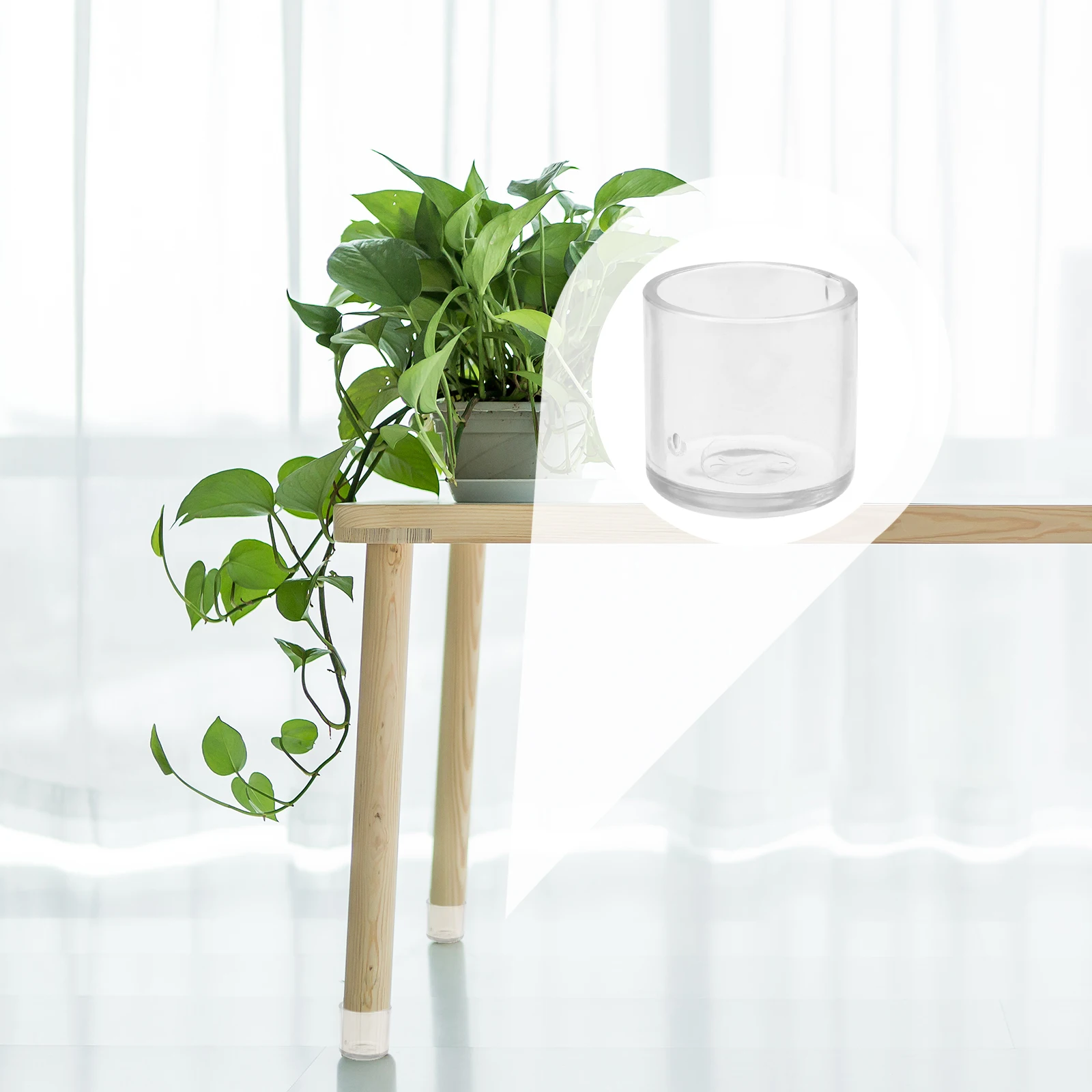 

32Pcs Desk Leg Caps PVC Floor Protective Pads for Chair Table Furniture Legs Anti-Scuff Round Covers Chair Leg Caps