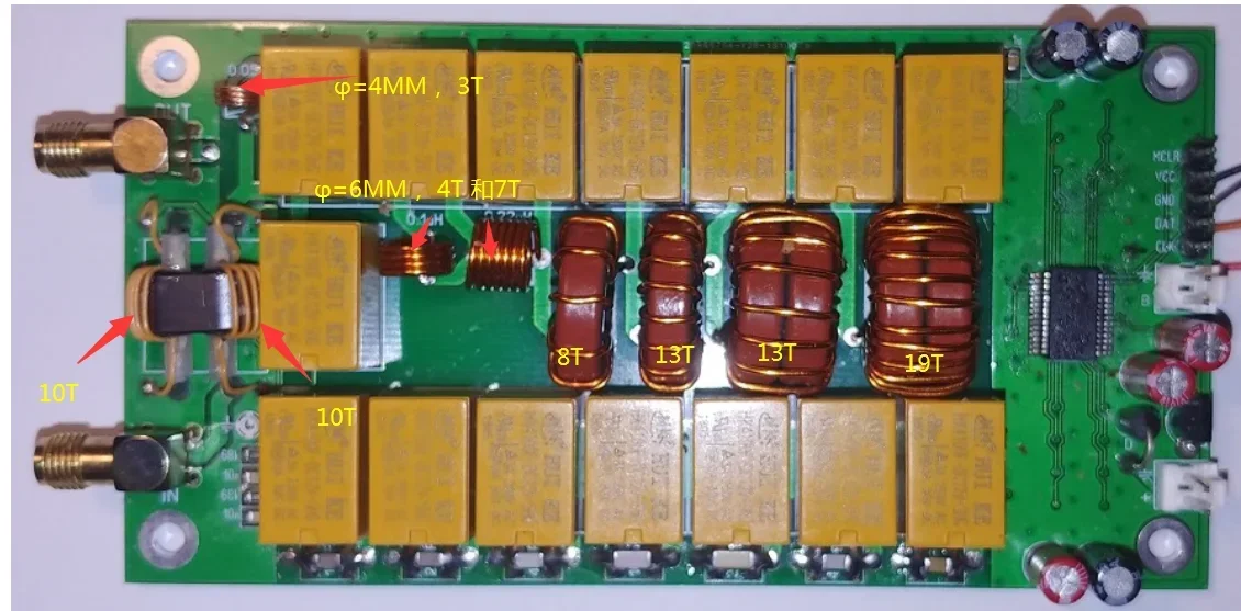 ATU-100 ATU100 1.8-50 ميجا هرتز لتقوم بها بنفسك أطقم موالف هوائي تلقائي بواسطة N7DDC 7x7 مع البرامج الثابتة #6