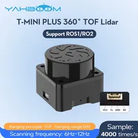 Yahboom T-MINI-Plus 360° TOF Lidar Sensor Kit TOF ROS Robot SLAM Navigation 12m Distance Scanner Module Support ROS1 and ROS2