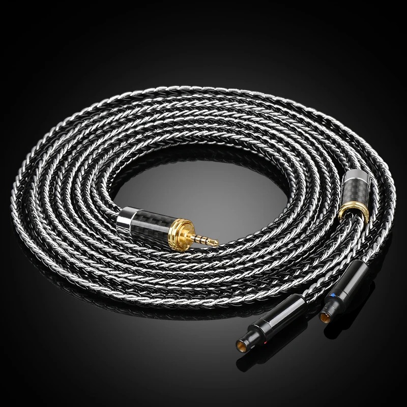ATAUDIO HiFi Kopfhörer Upgrand Kabel 2.5/3.5/4.4/6,35mm Stecker Jack zu Kopfhörer Upgrade Kabel für HD800 5