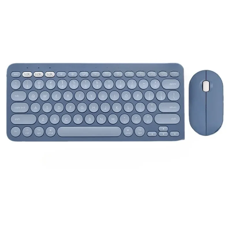 

Bluetooth Keyboard Mouse Pebble Set Silent Mobile Phone Tablet Suitable