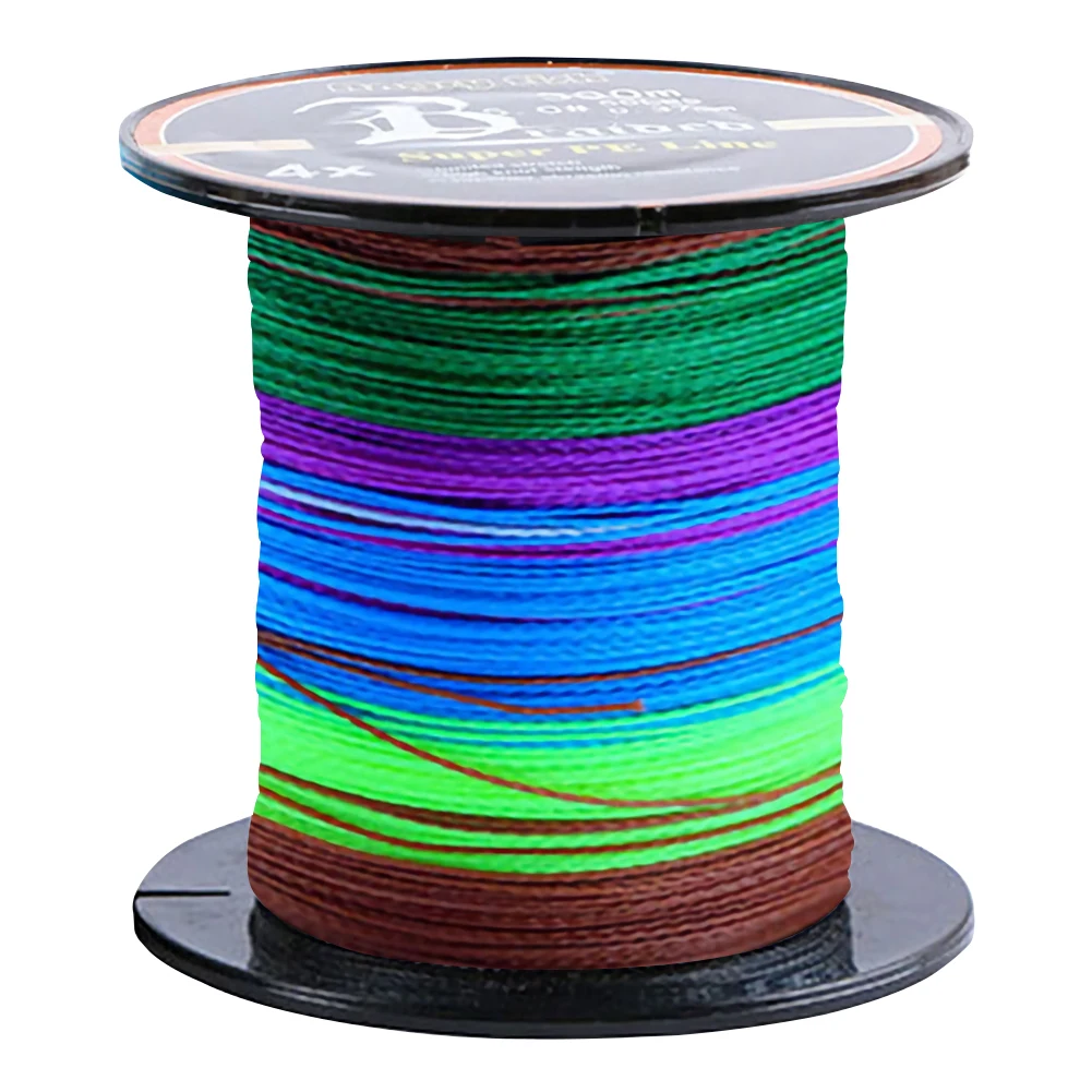 FREE FISHER Fishing Line 4-strand 300M PE Braided Line 12-80LB0.1-0.5mm Multifilament Fishing Wire for Saltwater Freshwater