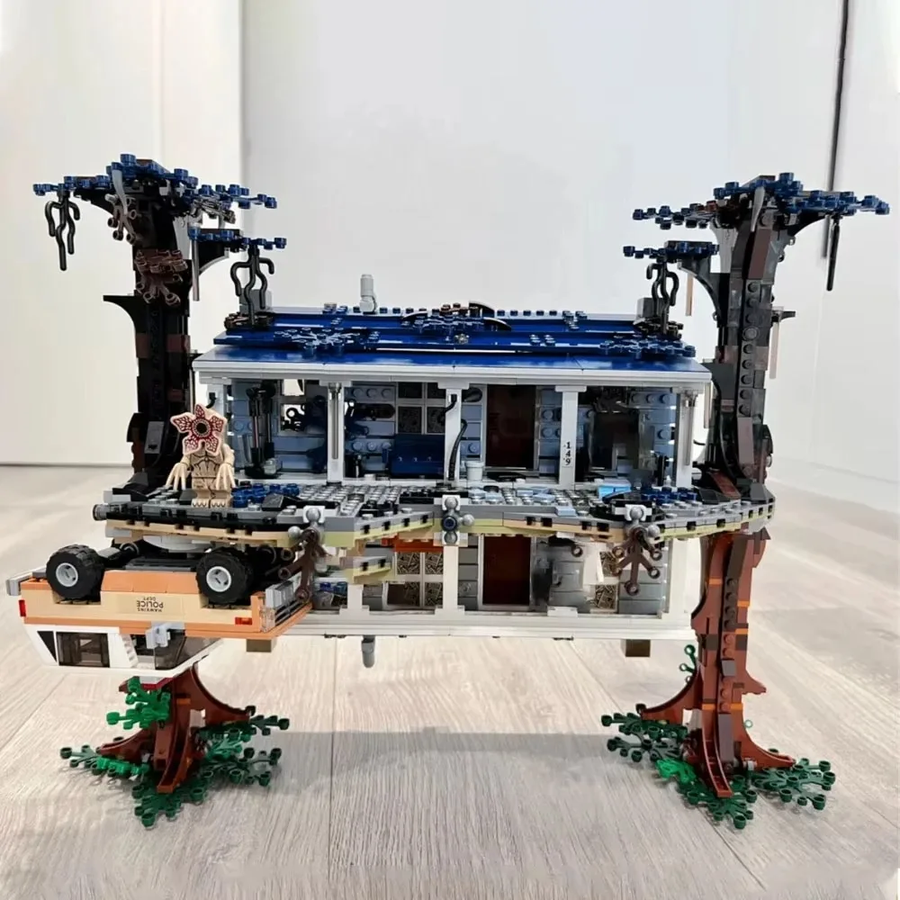 2499 قطعة مجموعة نماذج بناء ثلاثية الأبعاد رأسا على عقب |   مجموعة البناء الإبداعي للمراهقين البالغين |   هدية عيد الهالوين |   75810 #3