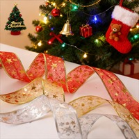 3M 5M 10M Double Layer LED Fairy Lights Strings Christmas Ribbon Bows For Christmas Tree Ornaments 2026 New Year Christmas Decor