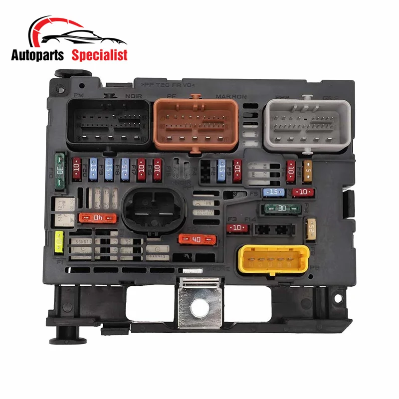 OE 9809742880 Box BSI Under Bonnet Fuse Box Assembly BSM 9666700480 R20=R05 For Citroen C4 Peugeot 307 408 308