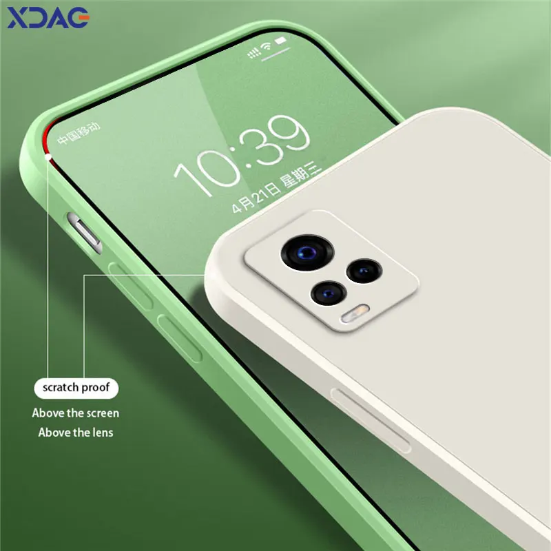 Origial Liquid Silicone Phone Case Cover for VIVOV20 VIVO V20 Pro V20Pro 5G 6.44\