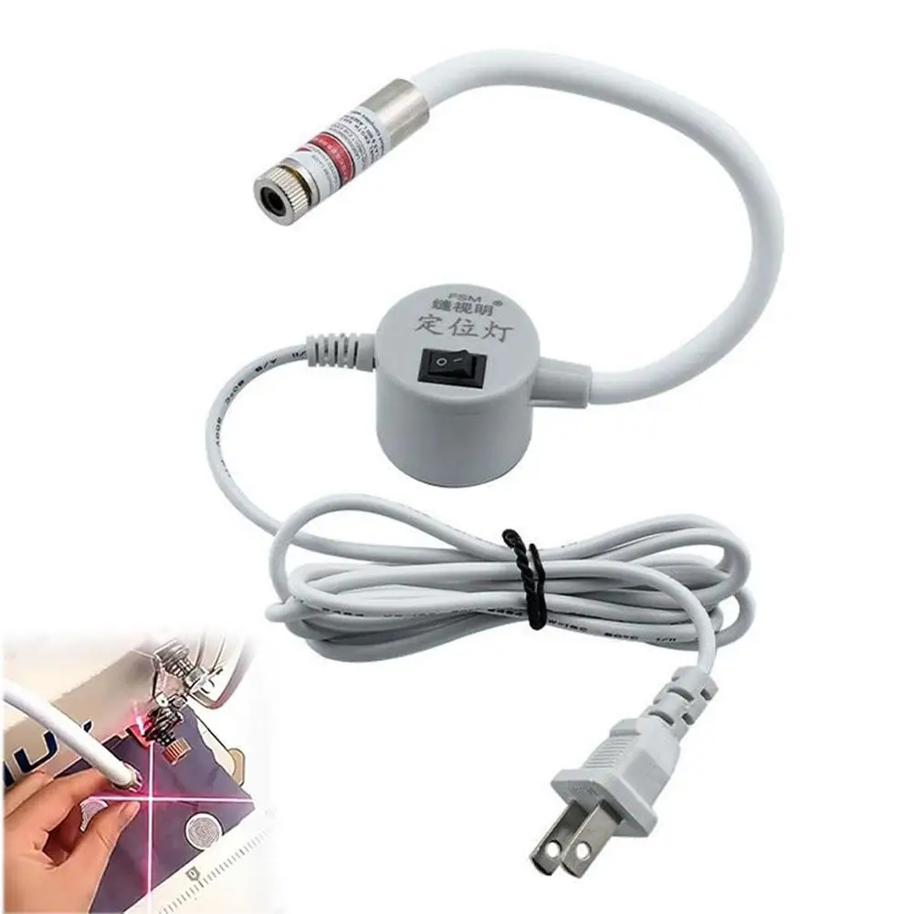 Red Laser Positioning Light Infrared Working Lamp Cutting With Magnetic Base DC5V Line/Cross/dot Sewing Machine Accessories