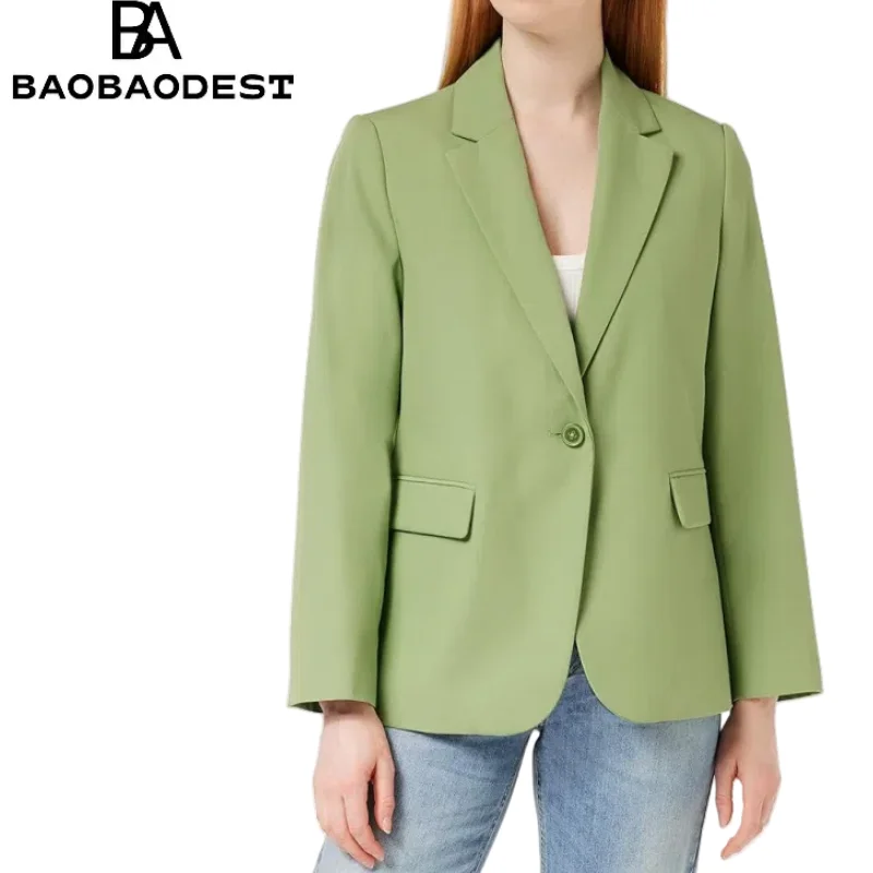 

"Premium Custom-Made Women's Suit Jacket | Benetton-Inspired Business Blazer | Slim Fit Formal Wear"