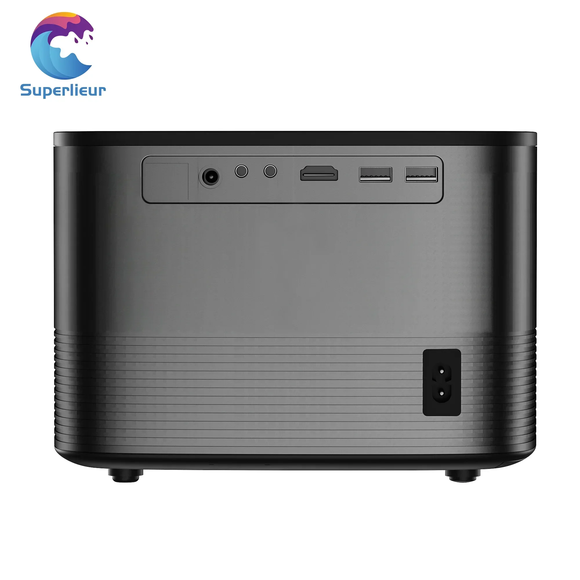 Superlieur F18 Smart 3D Beam 1080P Video HD Wifi المسرح المنزلي Android 430 ANSI LED LCD Projector