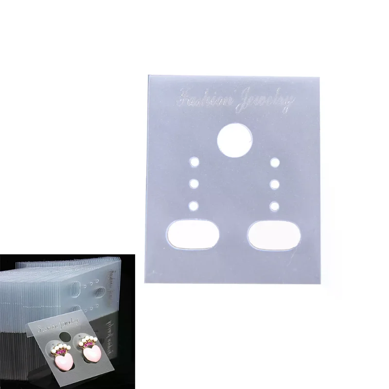 100PCS Professional Earring Display Card Ear Studs DIY Jewelry Package Card Necklace Jewelry Display Holder