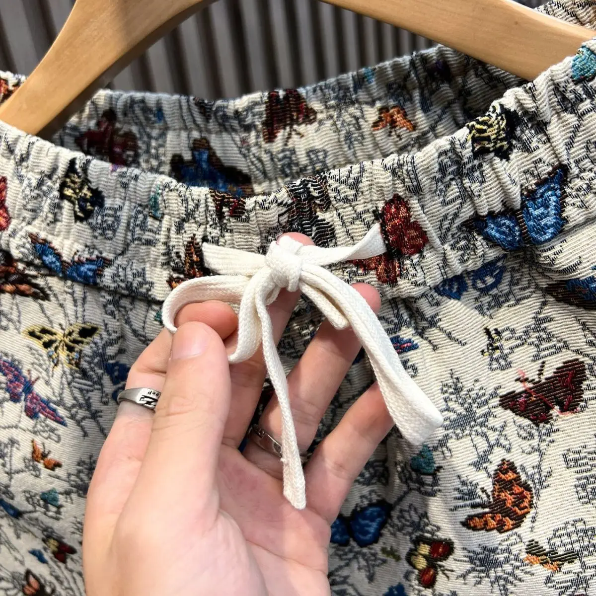 夏のトレンド韓国語バージョン多用途ルーズハーランファッションアメリカンプリントカジュアル5点パンツ