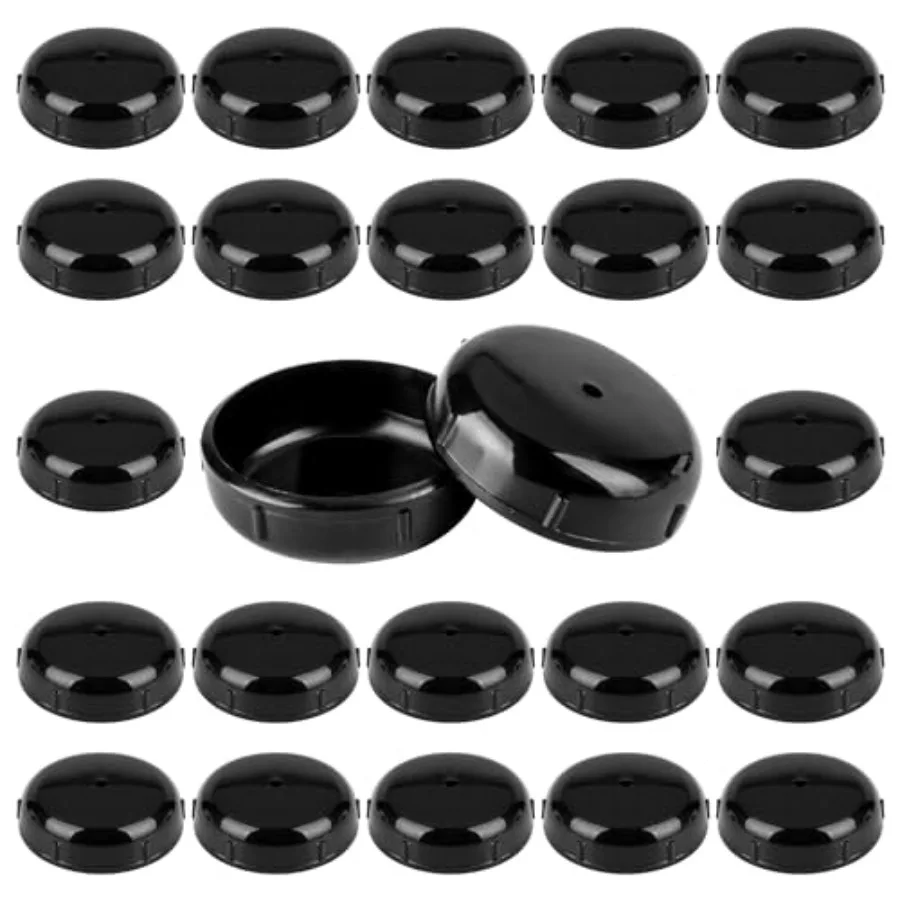 

24-Pack Wrought Iron Patio Caps 1-1/2 Inch Plastic Outdoor Patio Chair Leg Caps Floor Protecting Replacement Feet Glides for Me