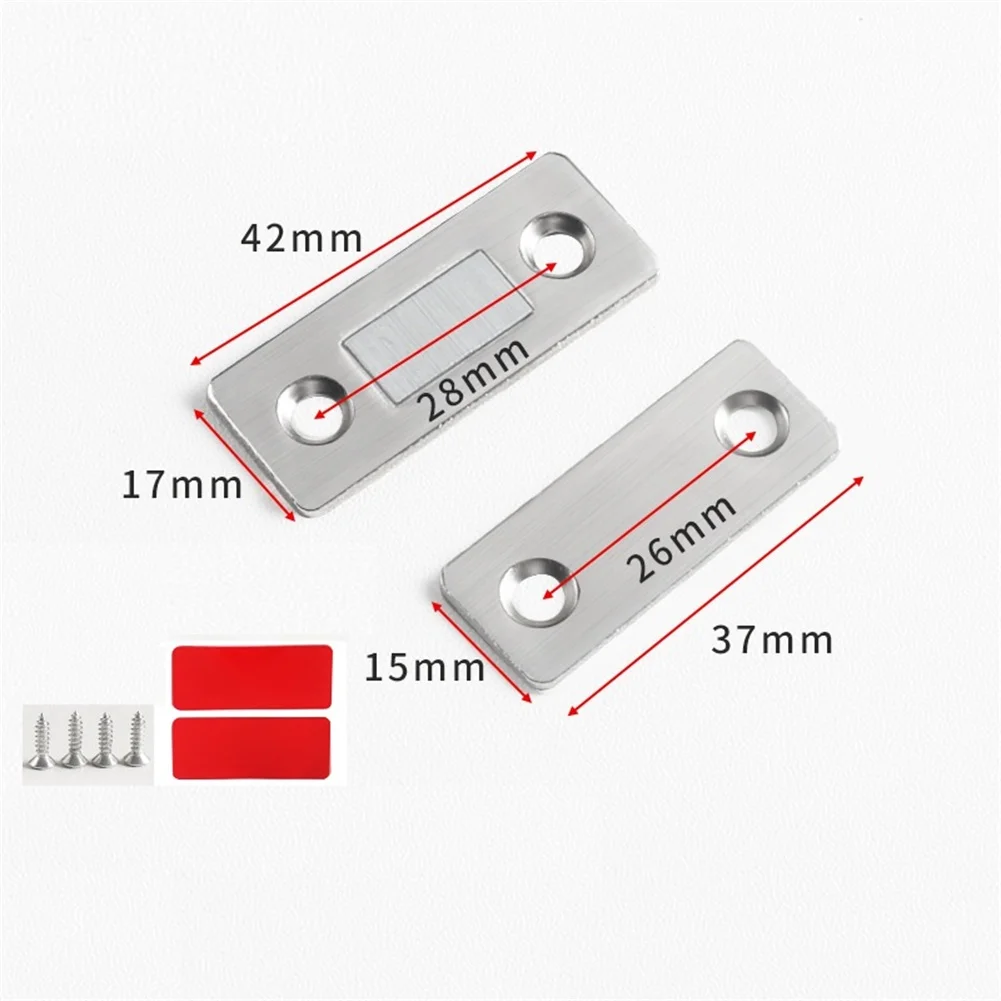 1pc armário magnético captura escondido-porta mais perto ímãs fortes para móveis porta captura para armário móveis ferragem