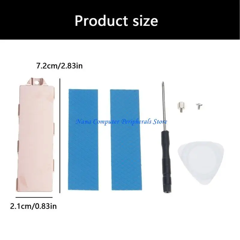 

Металлический радиатор охлаждения твердотельных накопителей F68C M.2 NVMe обеспечивает стабильную работу при длительной высокой