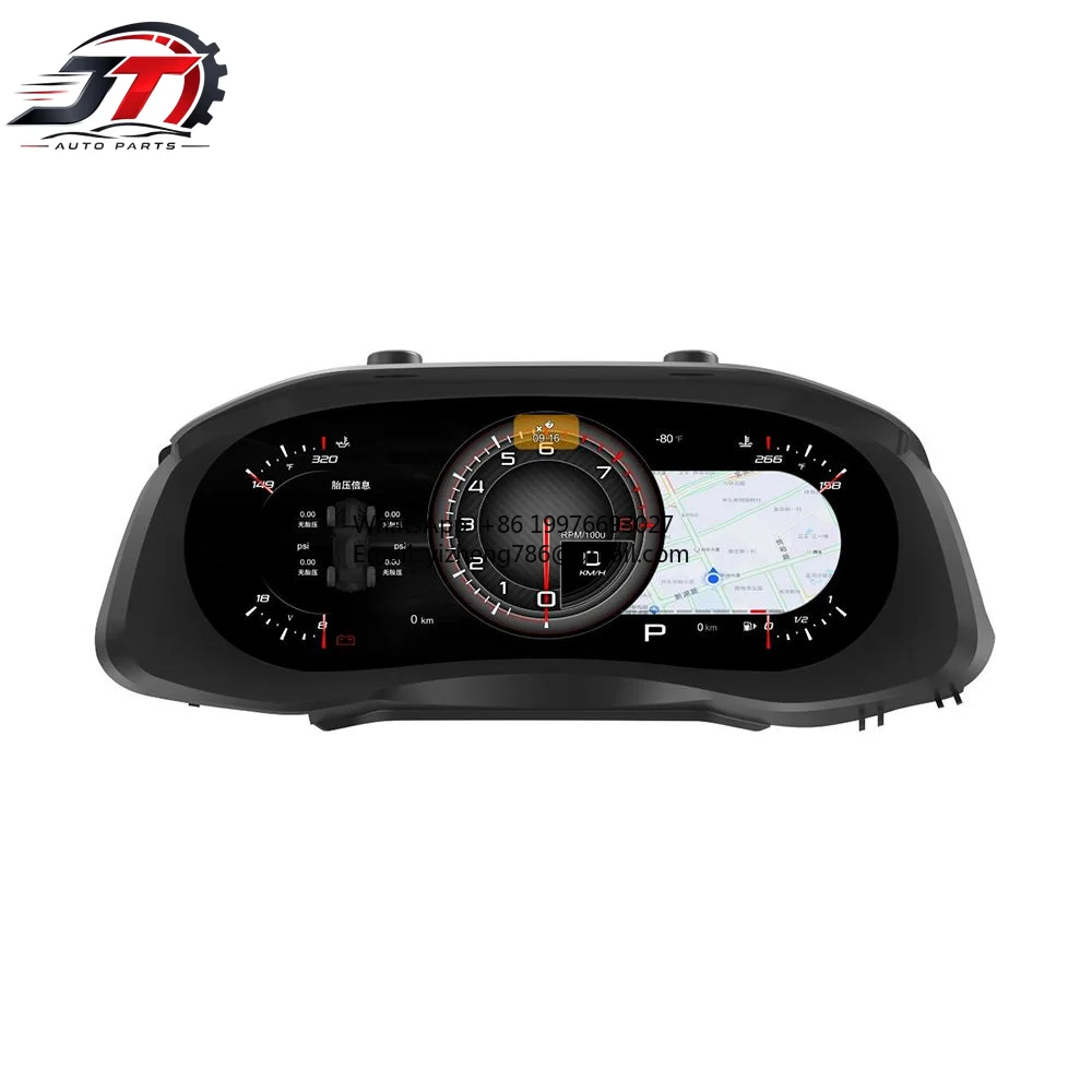 JT 12.3 Inch Car Speedometer Panel T5 Linux Digital Dashboard Instrument Cluster For Chevrolet For Orlando 2018-2020 DVD Player