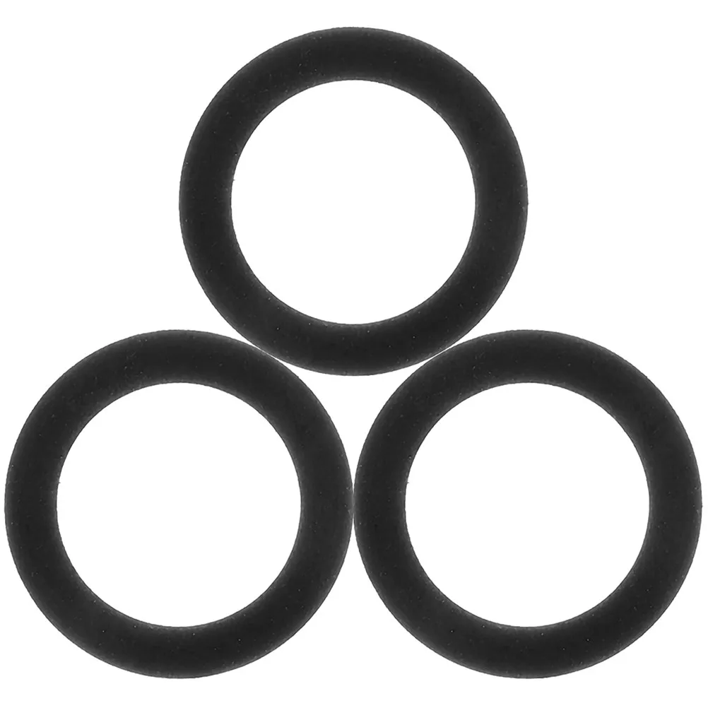 3Pcs Pulley Belt for Cassette Tape Machine Sturdy Wear Resistant Soft Rubber Idler Belt Compatible with Recorder Repeater Drive