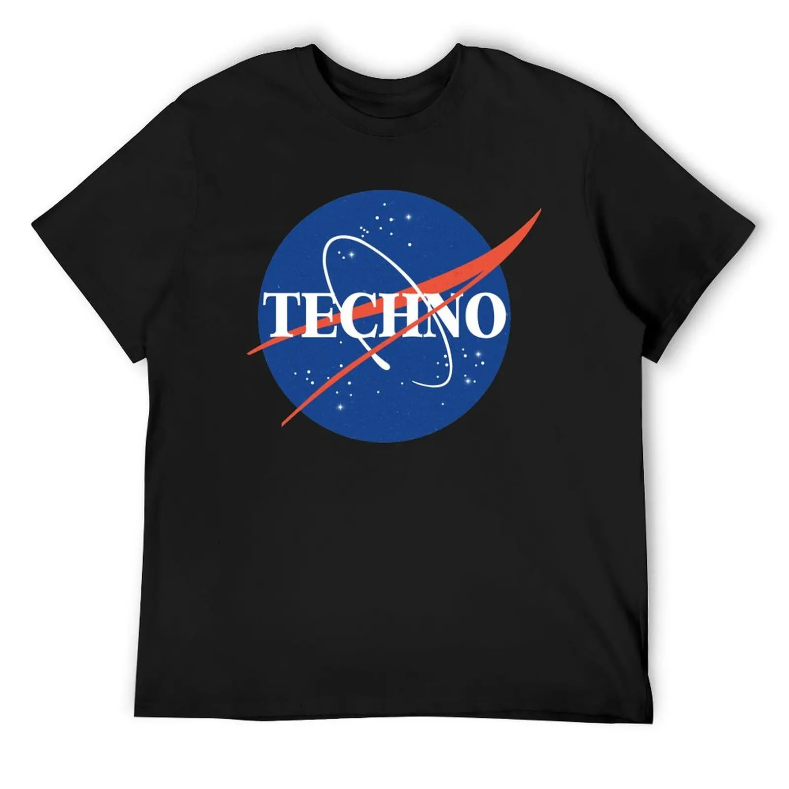 Techno meets Nasa T-Shirt T-Shirt kawaii clothes oversized t shirt t shirts men