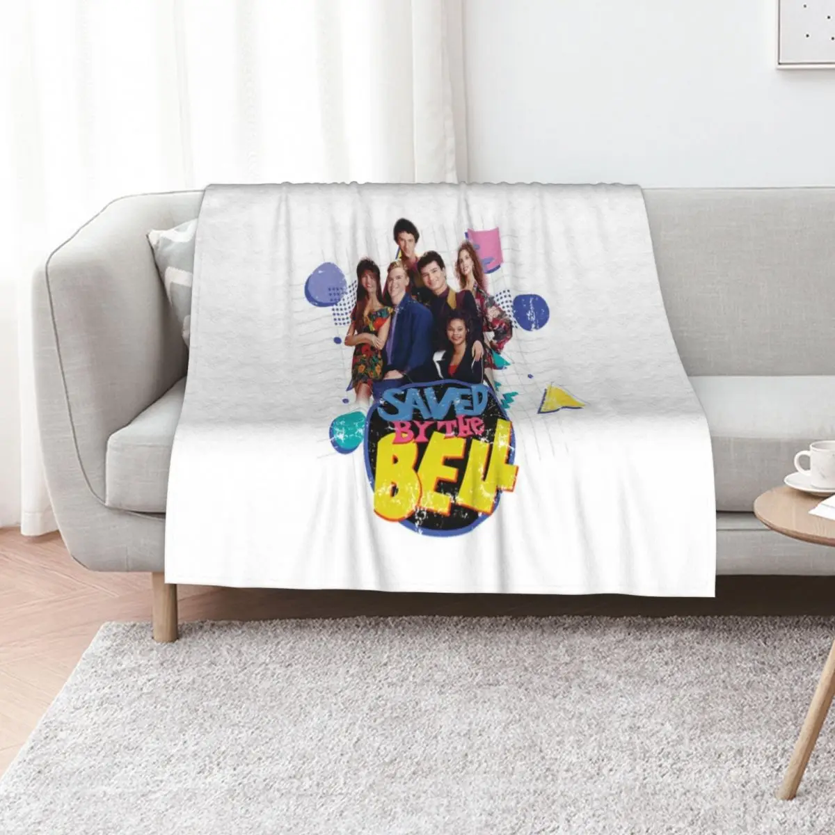 Saved By The Bell T-ShirtSaved by the bell vintage design Throw Blanket Thermals For Travel Luxury Throw Flannel Blankets