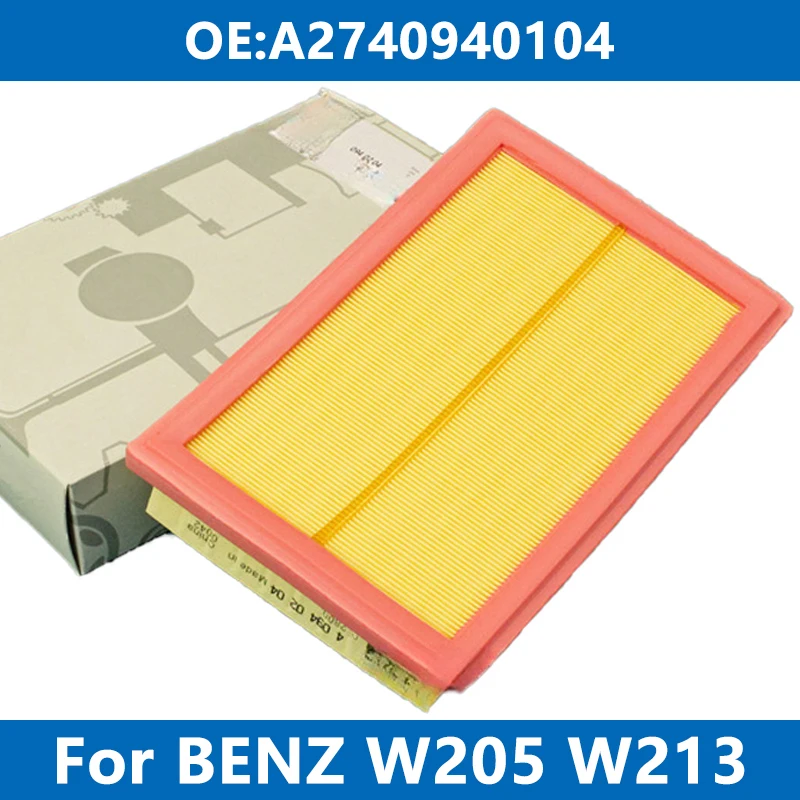 

Car Air Filter Cleaner Element A2740940104 For Mercedes Benz W205 W213 X253 C180 C200 C300 E200 E300 GLC Coupe High Flow Intake